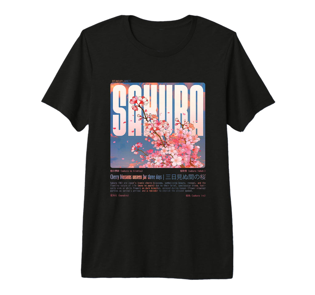 Japanese Sakura Cherry Blossom T-Shirt - Fun Novelty Design for Adults - T-Shirt, Sweatshirt, Hoodie
