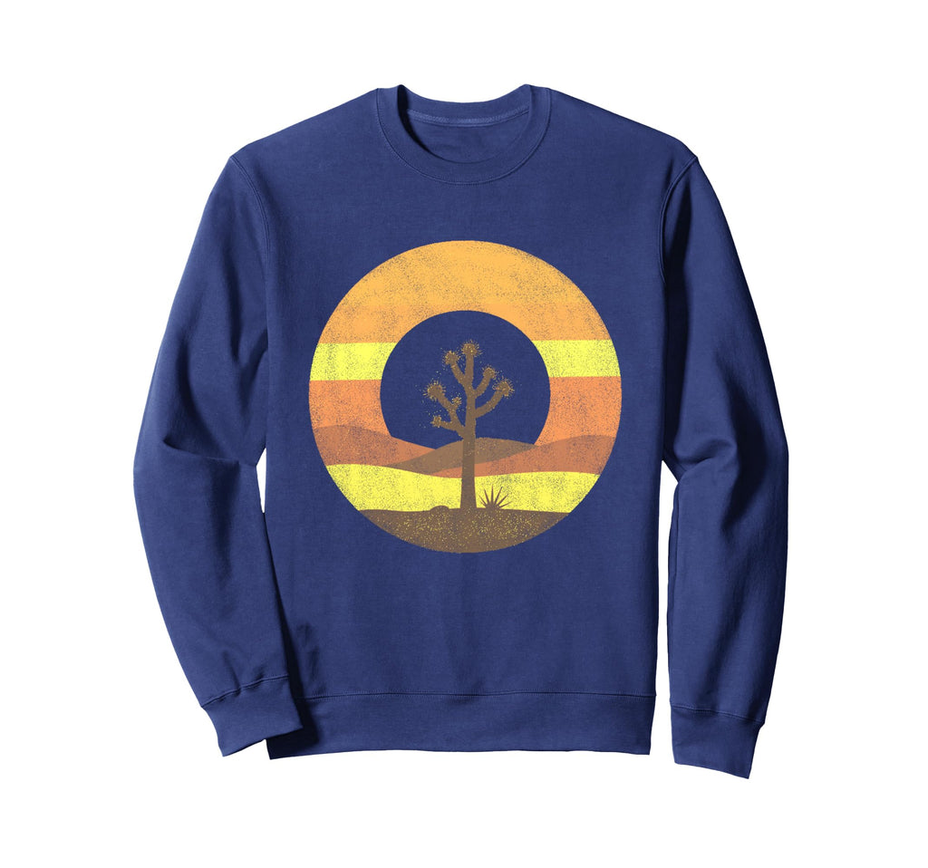 Joshua Tree Desert Landscape Boho Sweatshirt - Minimalist Print for Adults - T-Shirt, Sweatshirt, Hoodie