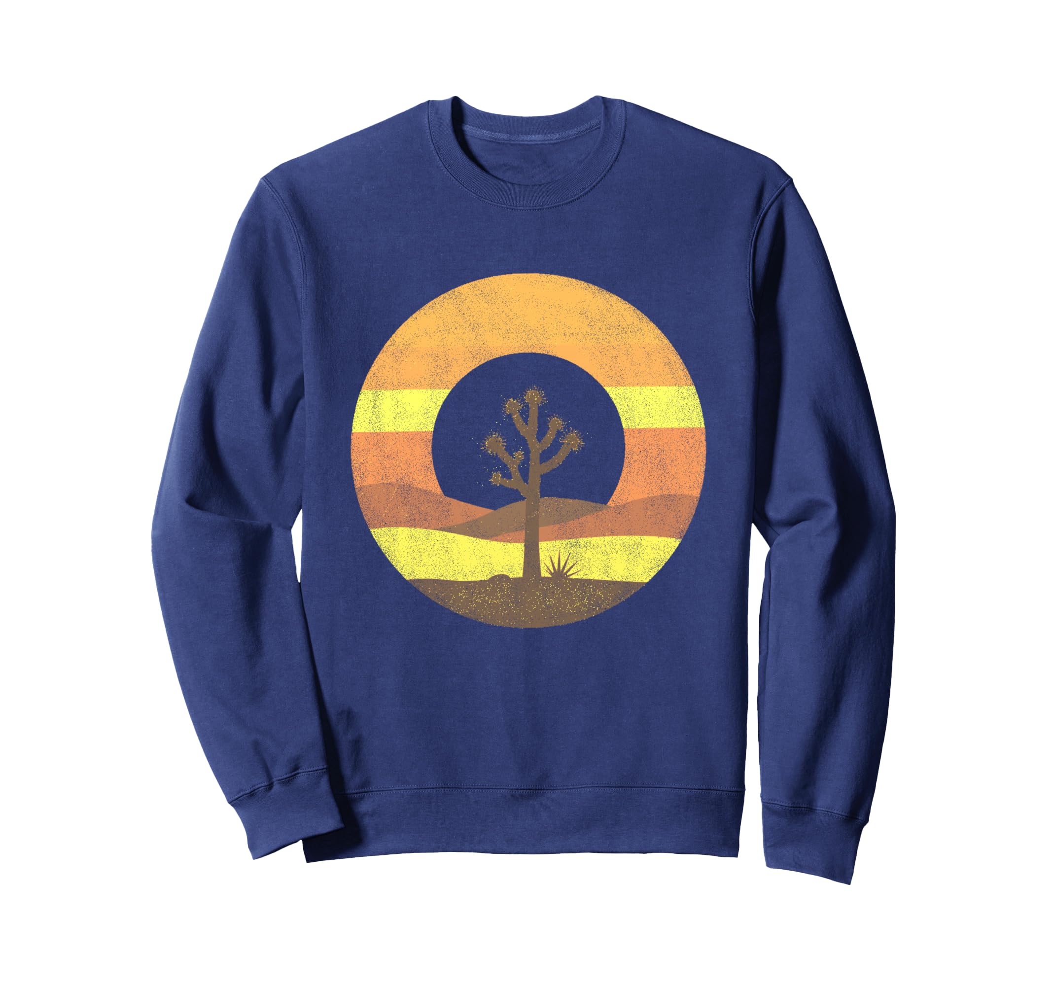 Joshua Tree Desert Landscape Boho Sweatshirt - Minimalist Print for Adults - T-Shirt, Sweatshirt, Hoodie