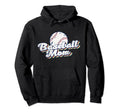 Baseball Mom Softball Mom Mothers Day Hoodie - Trendy Graphic Unisex - T-Shirt, Sweatshirt, Hoodie