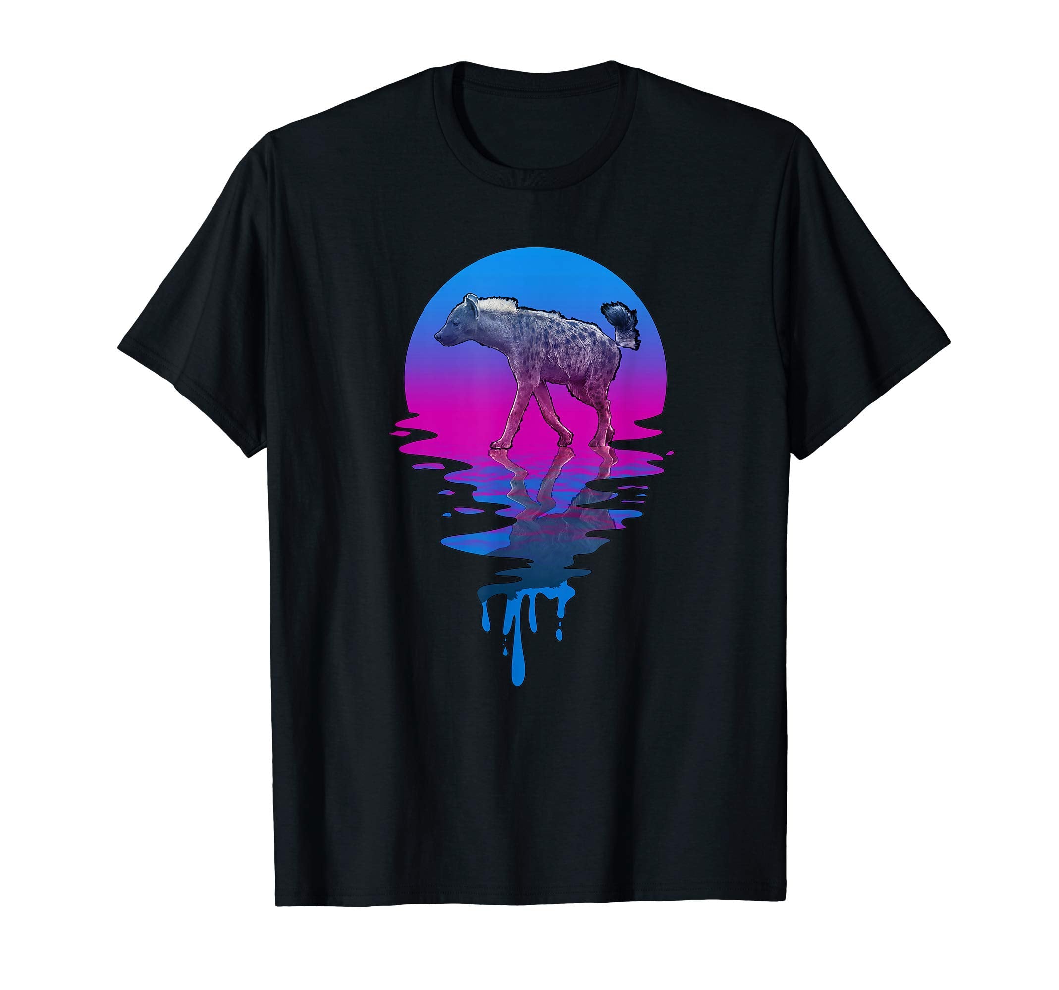 Sunset Hyena T-Shirt - Aesthetic Graphic Men Women - T-Shirt, Sweatshirt, Hoodie