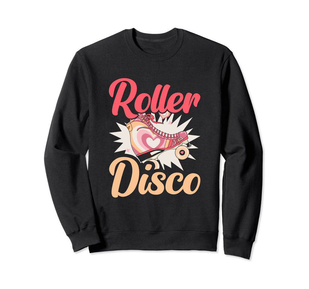 Roller Disco Roller Skater Skates Sweatshirt - Custom Art Print Men Women - T-Shirt, Sweatshirt, Hoodie
