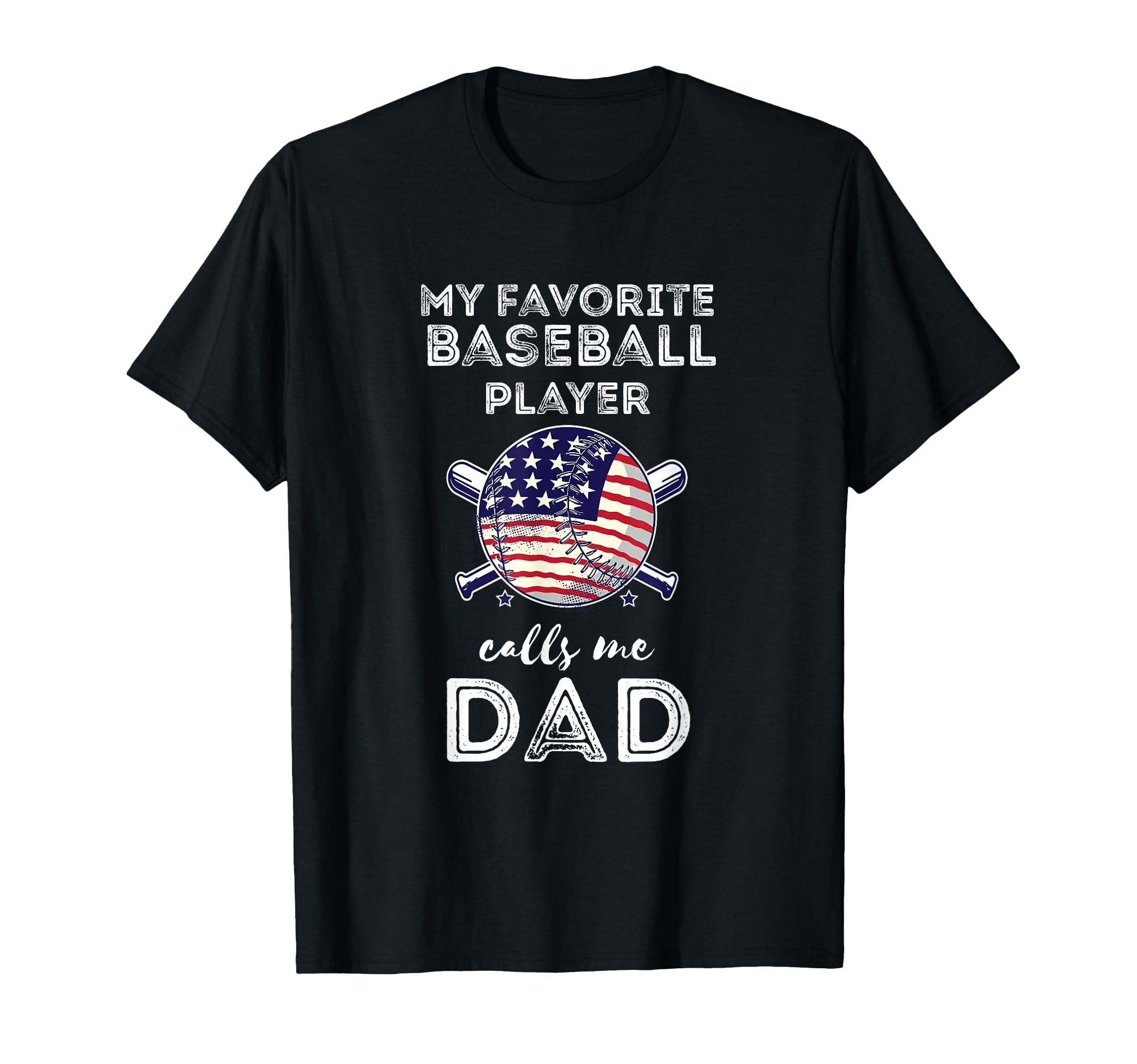 American Baseball Player Dad Usa Team T-Shirt - Novelty Apparel Men Women - T-Shirt, Sweatshirt, Hoodie