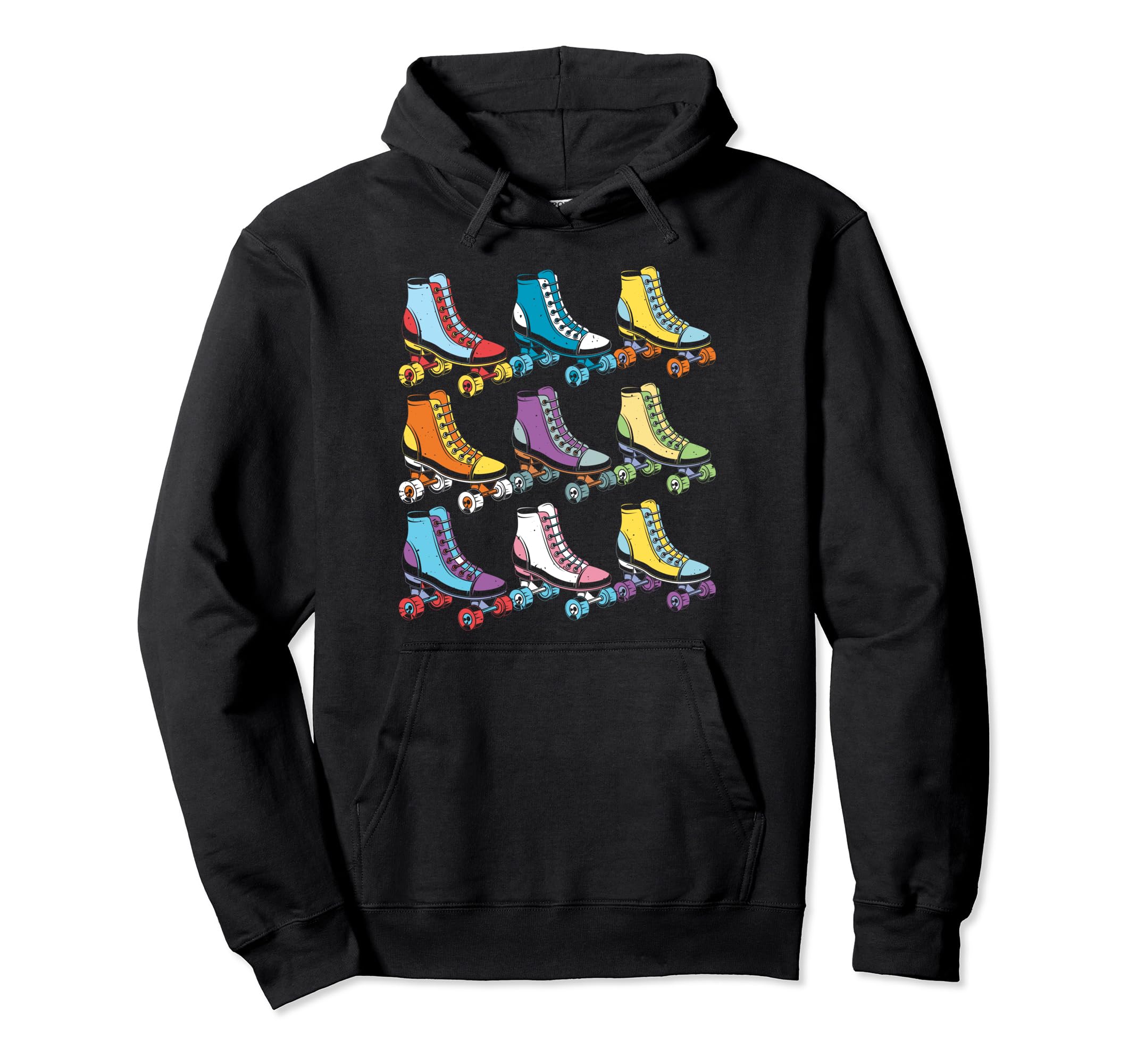 Roller Skates Shoes Roller Skating Hoodie - Custom Art Print for Adults - T-Shirt, Sweatshirt, Hoodie