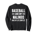 Baseball And My Malinois Mama Dog Sweatshirt - Trendy Graphic Men Women - T-Shirt, Sweatshirt, Hoodie