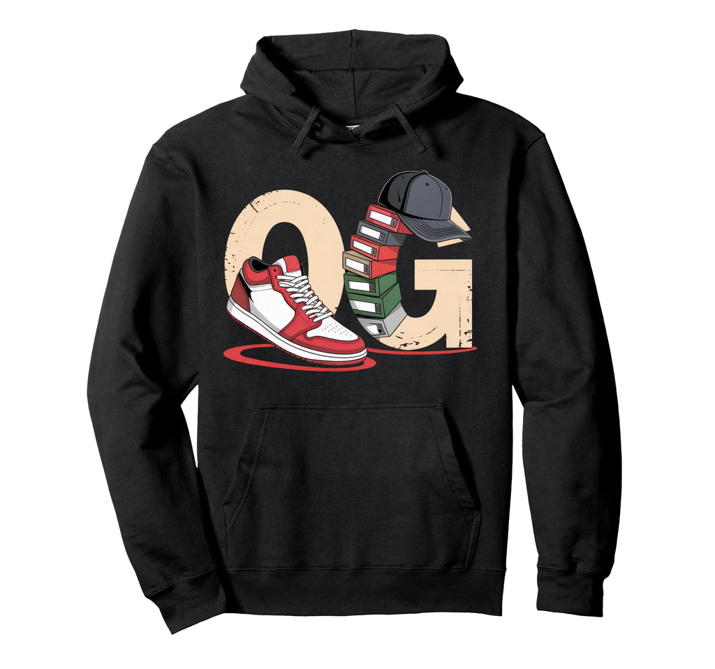 Old School Og Hip Hop Vinyl Cds Hoodie - Casual Everyday Wear Men Women - T-Shirt, Sweatshirt, Hoodie
