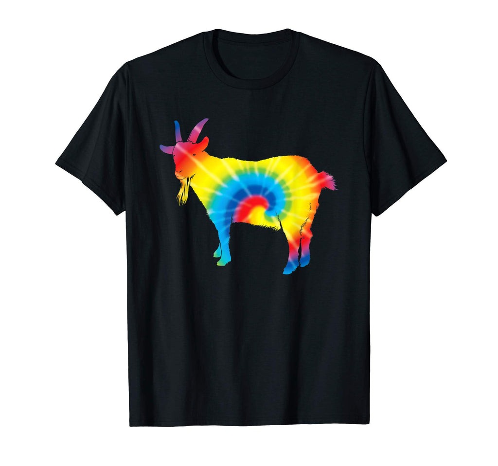 Tie Dye Chamois Rainbow Animal Hippie T-Shirt - Novelty Apparel Unisex - T-Shirt, Sweatshirt, Hoodie