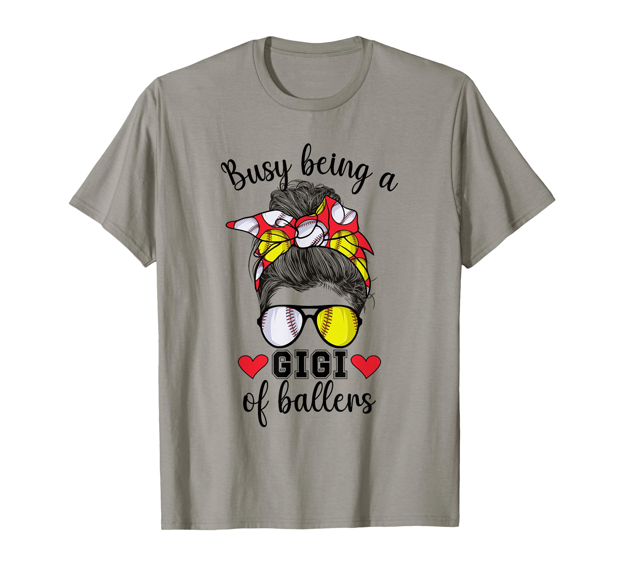 Softball Baseball Gigi Ballers T-Shirt - Novelty Apparel Men Women - T-Shirt, Sweatshirt, Hoodie