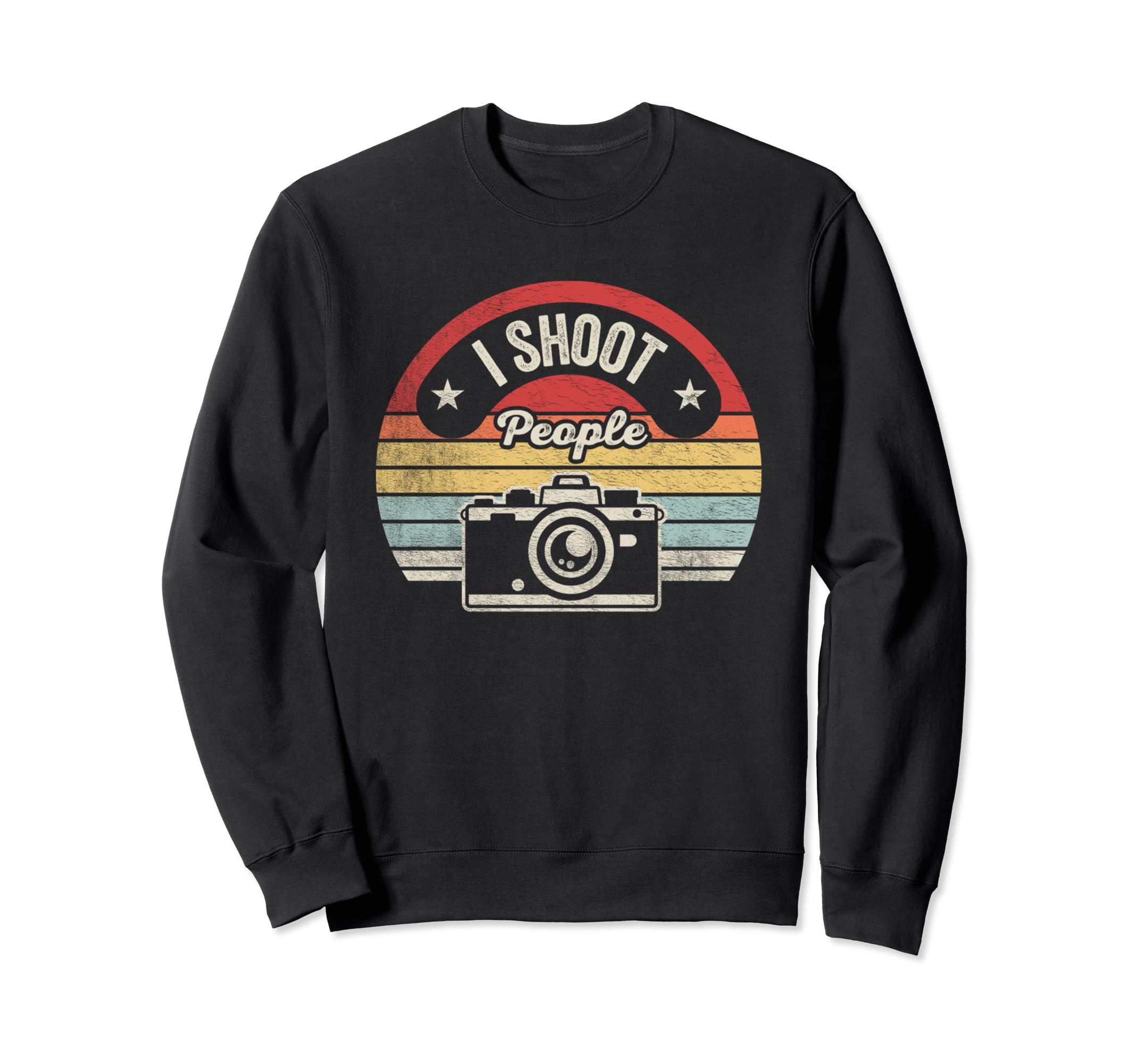 Funny Photographer Camera I Shoot Sweatshirt - Fun Novelty Design Unisex - T-Shirt, Sweatshirt, Hoodie