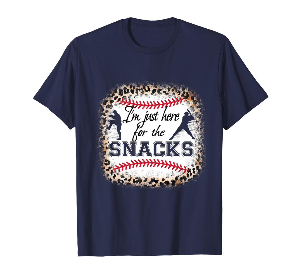 Baseball Funny Just Here Snacks T-Shirt - Fun Novelty Design Men Women - T-Shirt, Sweatshirt, Hoodie