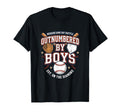 Outnumbered Baseball Mom Weekend Game Day T-Shirt - Novelty Apparel Unisex - T-Shirt, Sweatshirt, Hoodie