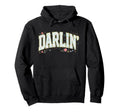 Ditsy Floral Darlin Varsity Letter Hoodie - Graphic Print for Adults - T-Shirt, Sweatshirt, Hoodie