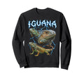 Iguana 90S Heavy Metal Iguana Animal Sweatshirt - Minimalist Print Unisex - T-Shirt, Sweatshirt, Hoodie
