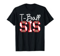 T Ball Sis Leopard Baseball T Ball T-Shirt - Unique Graphic Men Women - T-Shirt, Sweatshirt, Hoodie
