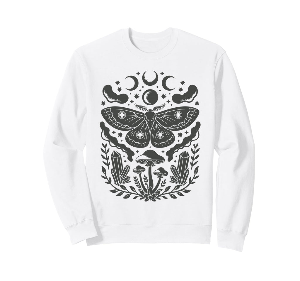 Butterfly Grunge Fairycore Sweatshirt - Minimalist Print for Adults - T-Shirt, Sweatshirt, Hoodie