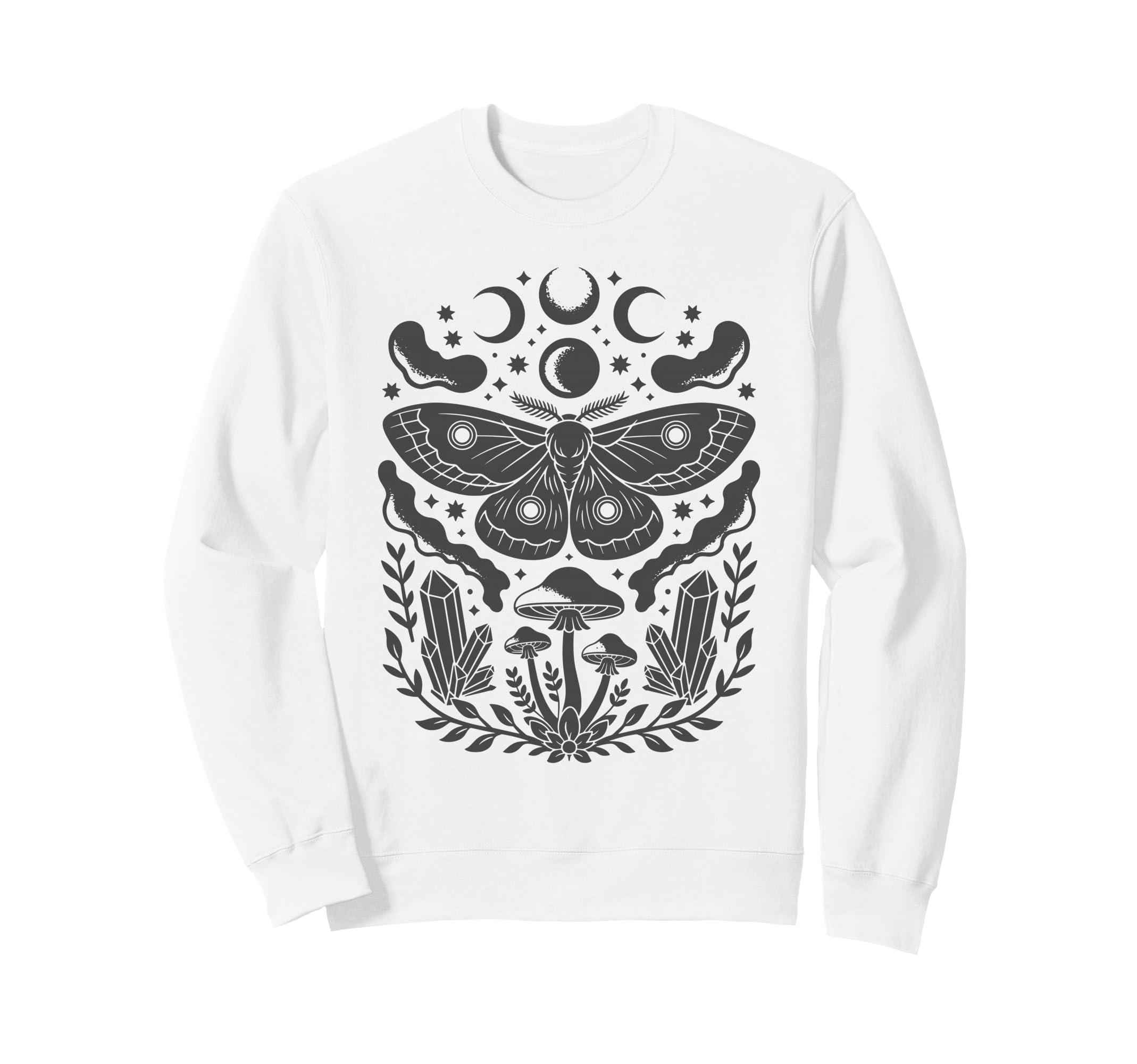 Butterfly Grunge Fairycore Sweatshirt - Minimalist Print for Adults - T-Shirt, Sweatshirt, Hoodie