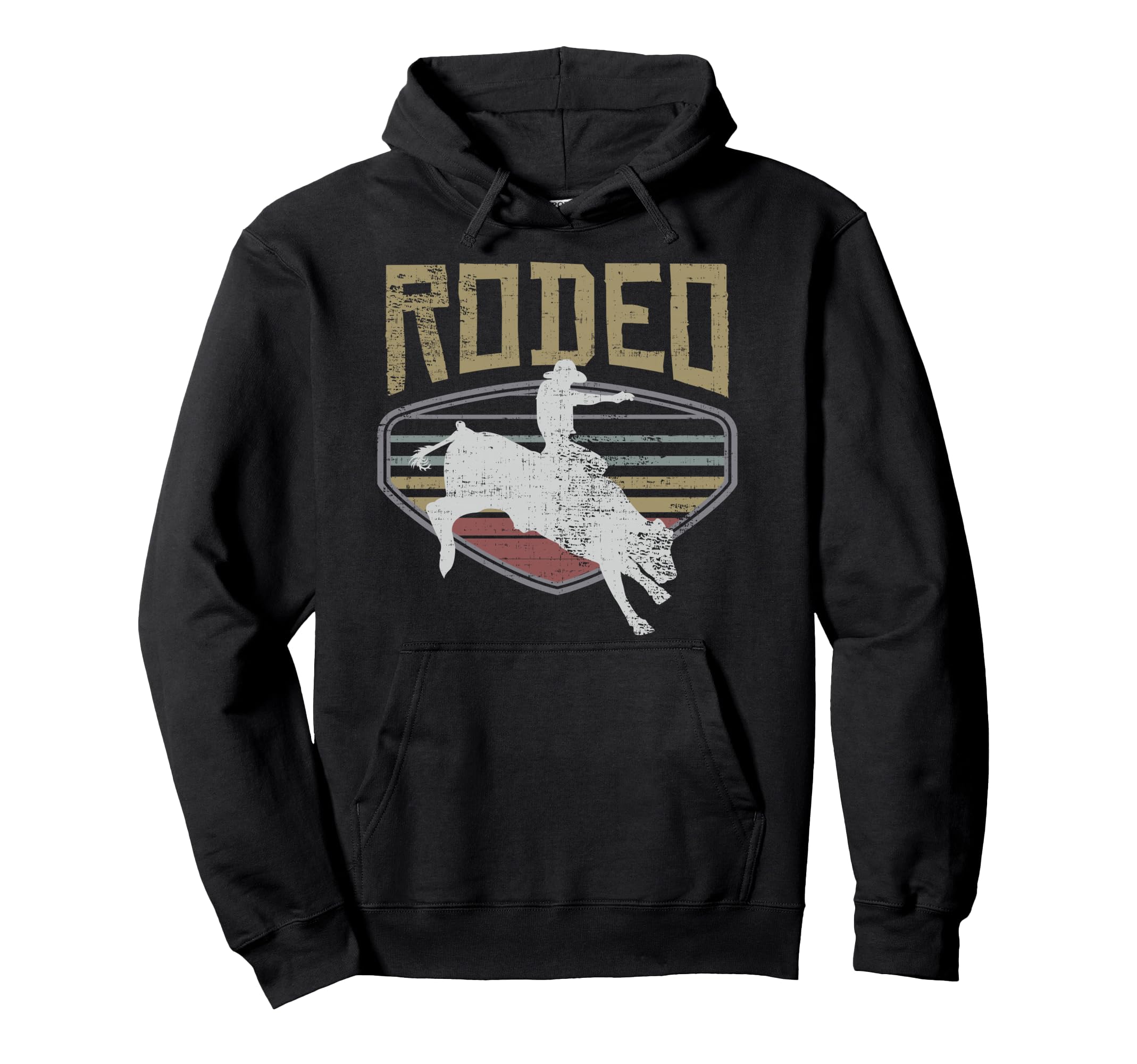 Rodeo Bull Riding Gift Hoodie - Minimalist Print for Adults - T-Shirt, Sweatshirt, Hoodie