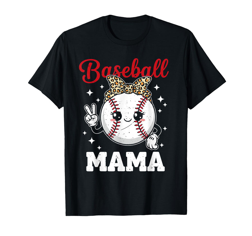 Baseball Mama Coquette Bow Game Day T-Shirt - Fun Novelty Design Men Women - T-Shirt, Sweatshirt, Hoodie