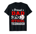 13Th Birthday Baseball Proud Dad Teenager T-Shirt - Trendy Graphic Unisex - T-Shirt, Sweatshirt, Hoodie