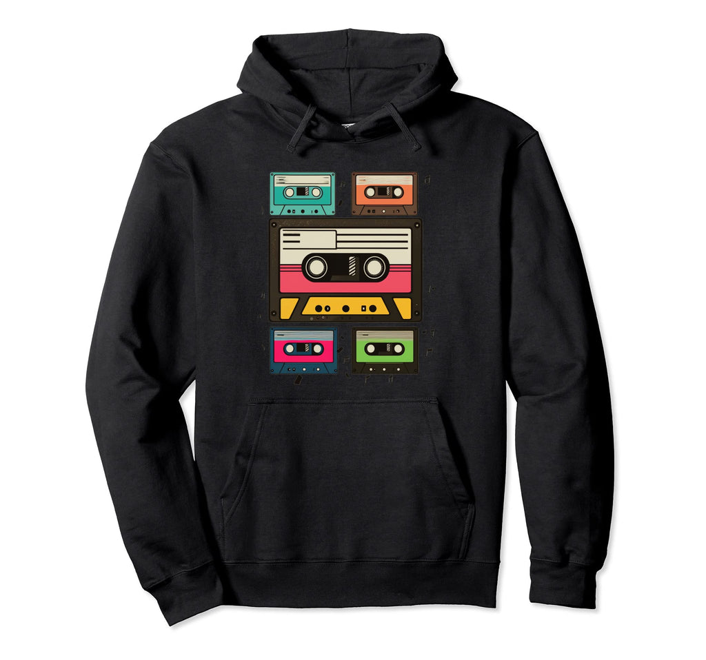 Cassette Tapes Mixtapes 1980S Radio Music Hoodie - Streetwear Style Unisex - T-Shirt, Sweatshirt, Hoodie