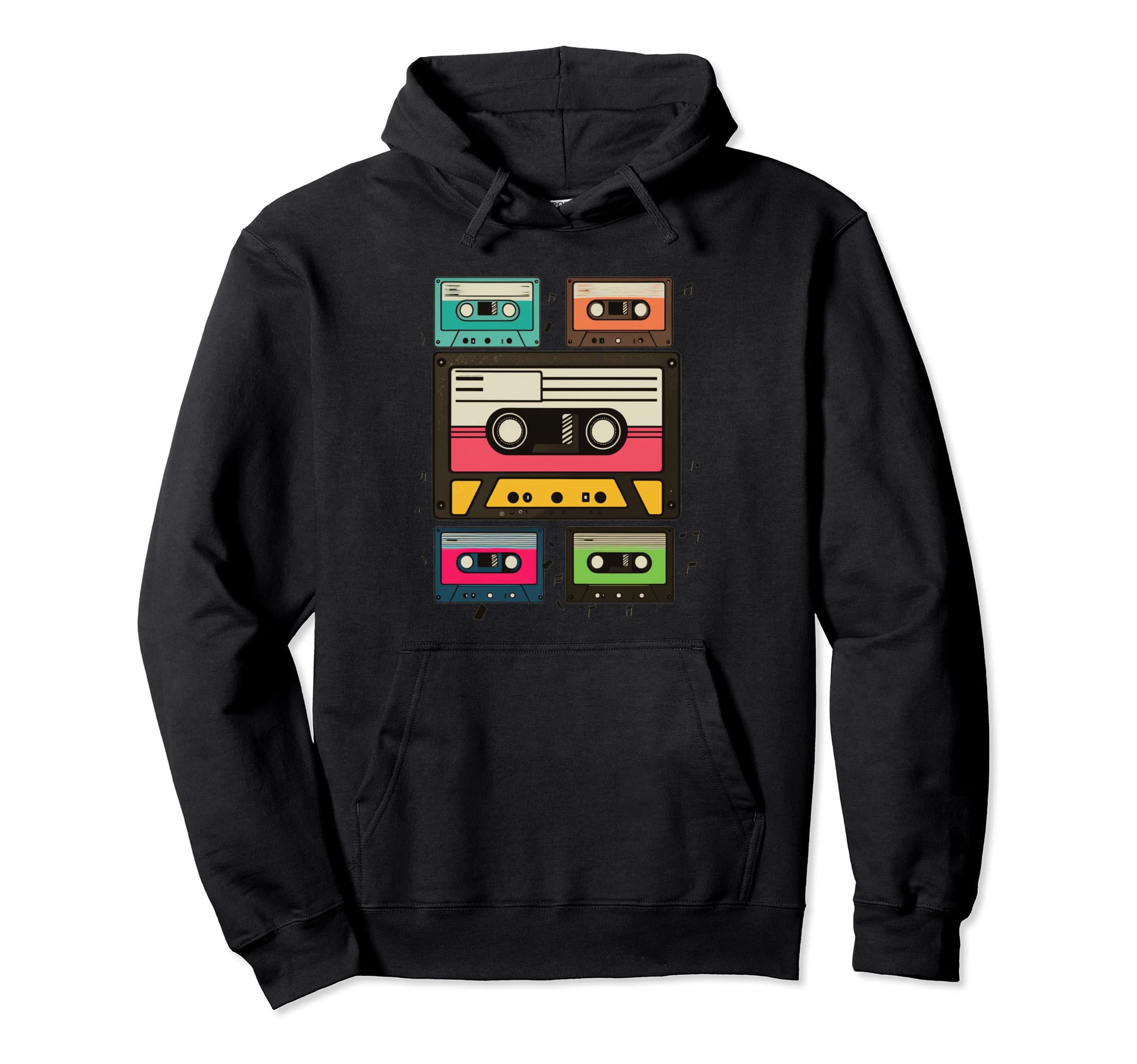 Cassette Tapes Mixtapes 1980S Radio Music Hoodie - Streetwear Style Unisex - T-Shirt, Sweatshirt, Hoodie