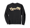 Cross City Art Baseball Font Sweatshirt - Aesthetic Graphic Unisex - T-Shirt, Sweatshirt, Hoodie
