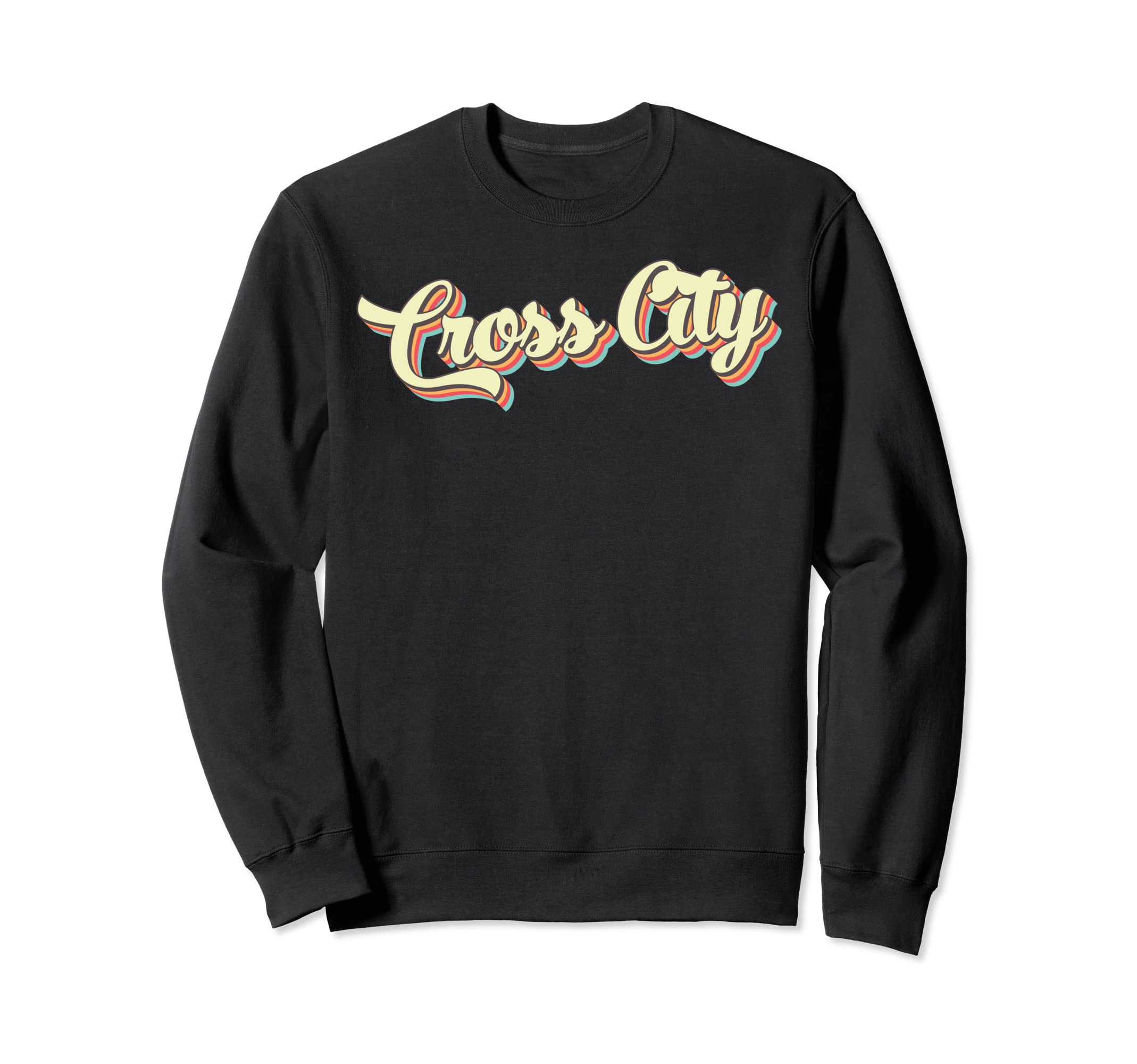 Cross City Art Baseball Font Sweatshirt - Aesthetic Graphic Unisex - T-Shirt, Sweatshirt, Hoodie
