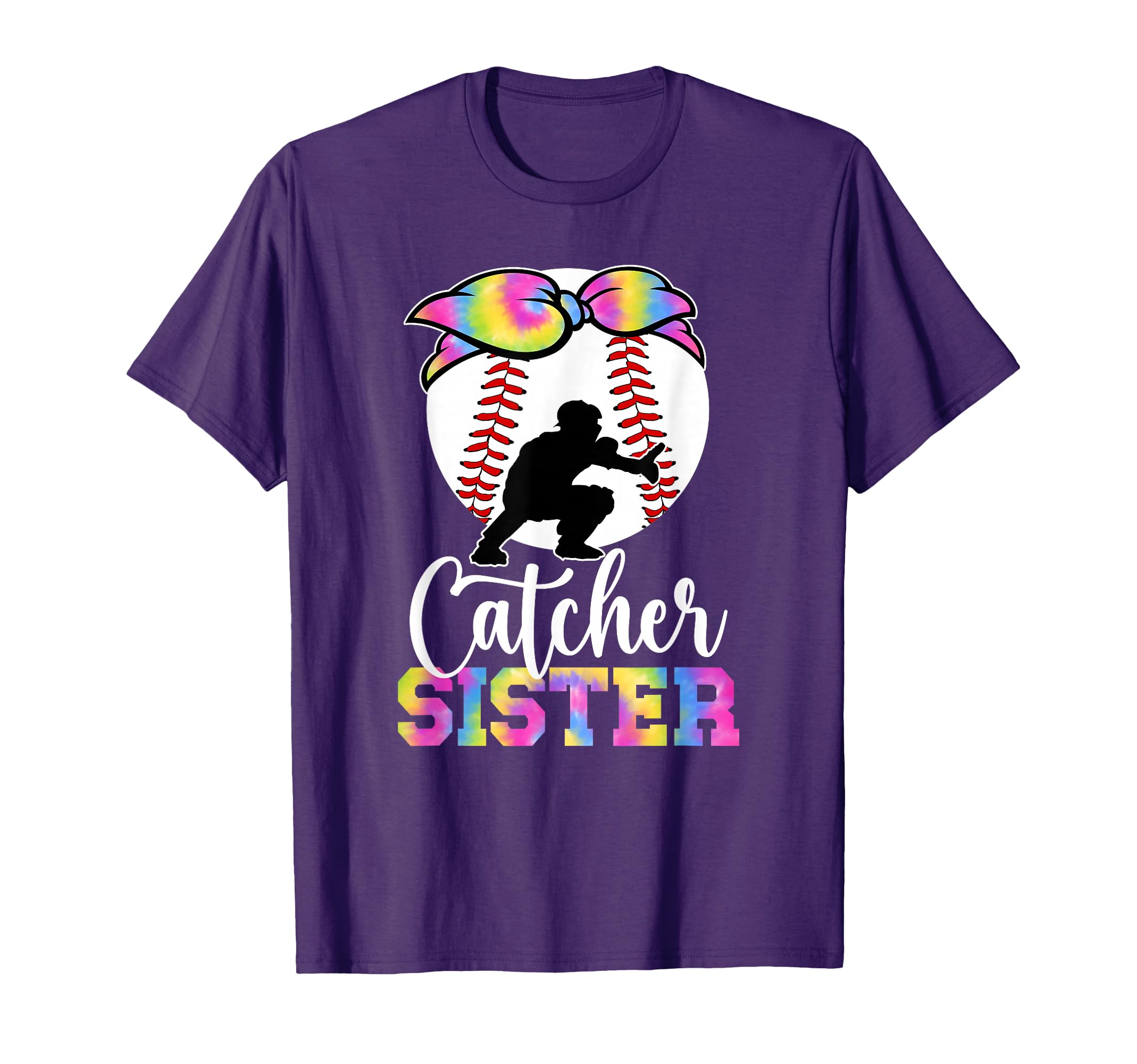 Baseball Catcher Sister Proud Sister T-Shirt - Unique Graphic Men Women - T-Shirt, Sweatshirt, Hoodie
