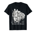 Peaceful Walk Peace Monks Aloka Dog T-Shirt - Custom Art Print Men Women - T-Shirt, Sweatshirt, Hoodie