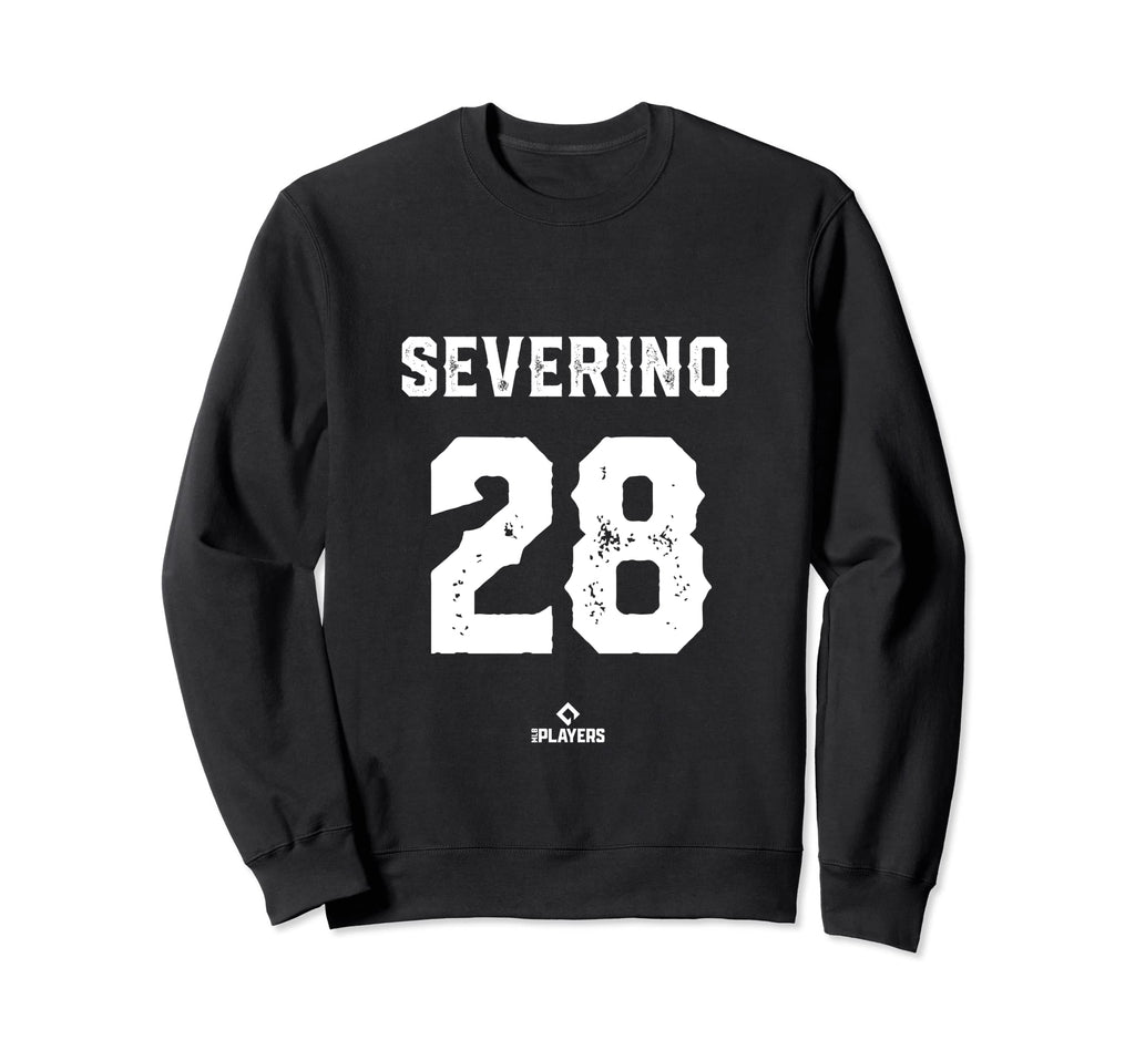 Pedro Severino 28 Mlbpa Baltimore Sweatshirt - Graphic Print Unisex - T-Shirt, Sweatshirt, Hoodie