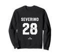Pedro Severino 28 Mlbpa Baltimore Sweatshirt - Graphic Print Unisex - T-Shirt, Sweatshirt, Hoodie