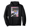 Happy Ramen Bowl Kanagawa Wave Digital Anime Hoodie - Graphic Print Unisex - T-Shirt, Sweatshirt, Hoodie