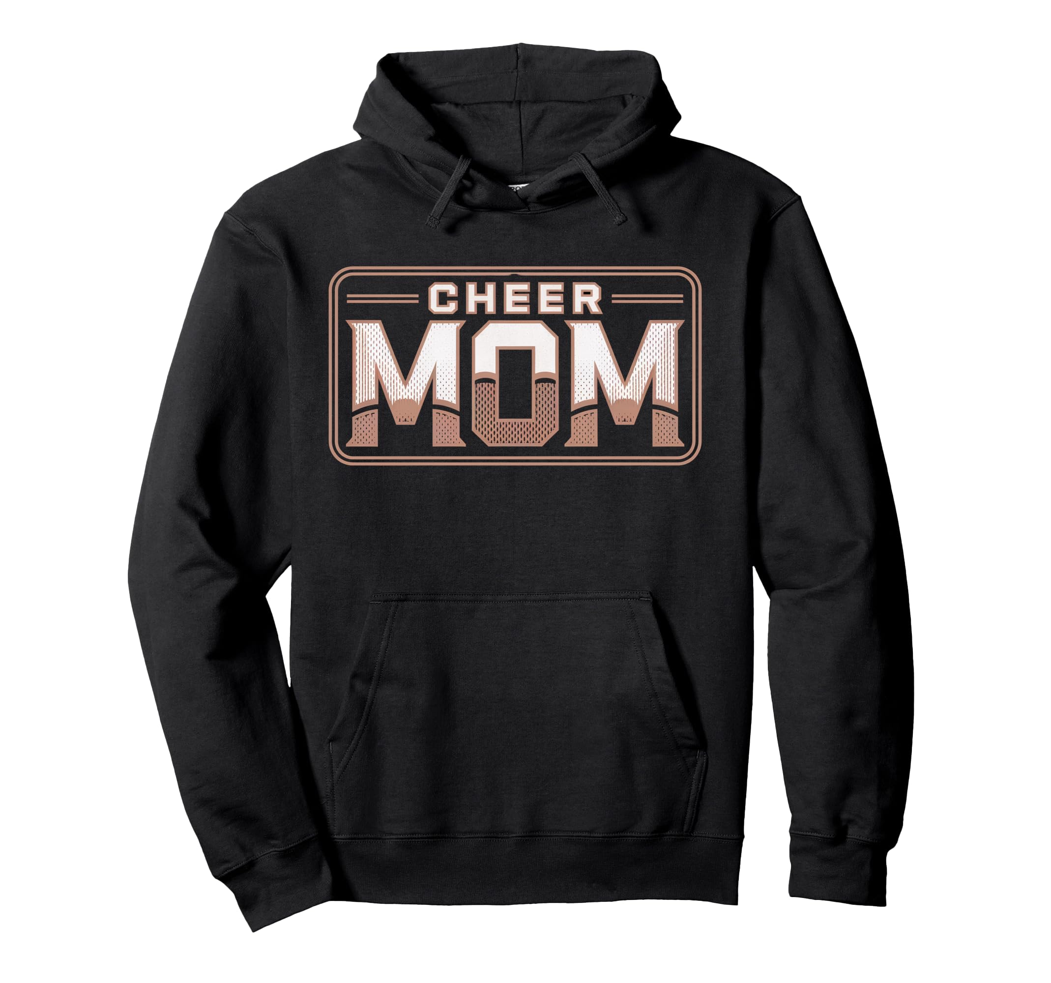 Cheer Mom Mother Bow Cheerleader Hoodie - Aesthetic Graphic for Adults - T-Shirt, Sweatshirt, Hoodie