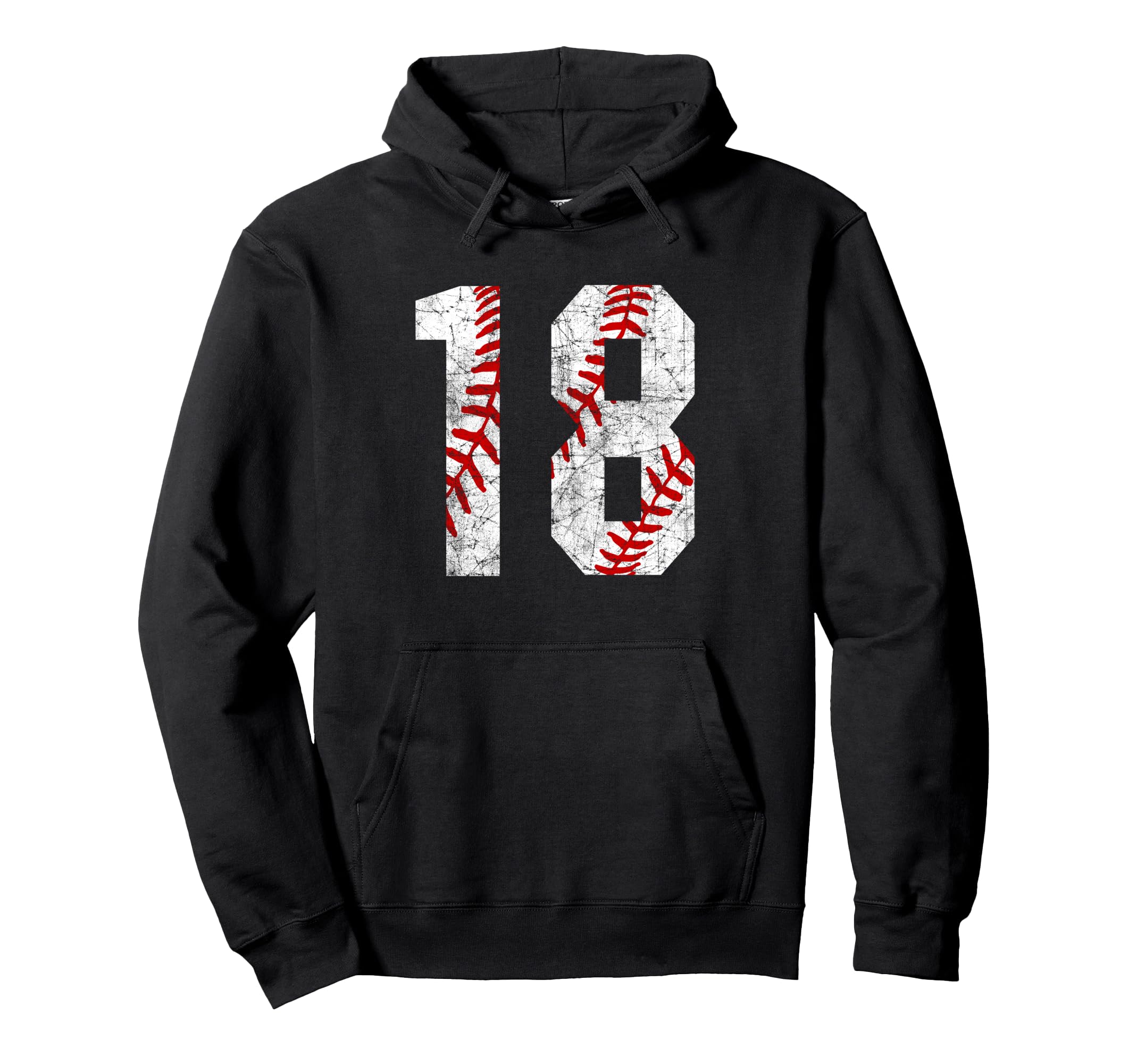 Baseball Mom 18 Jersey Baseball Hoodie - Streetwear Style Men Women - T-Shirt, Sweatshirt, Hoodie