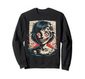 Japanese Goth Creepy Emo Y2K Japan Sweatshirt - Minimalist Print Men Women - T-Shirt, Sweatshirt, Hoodie