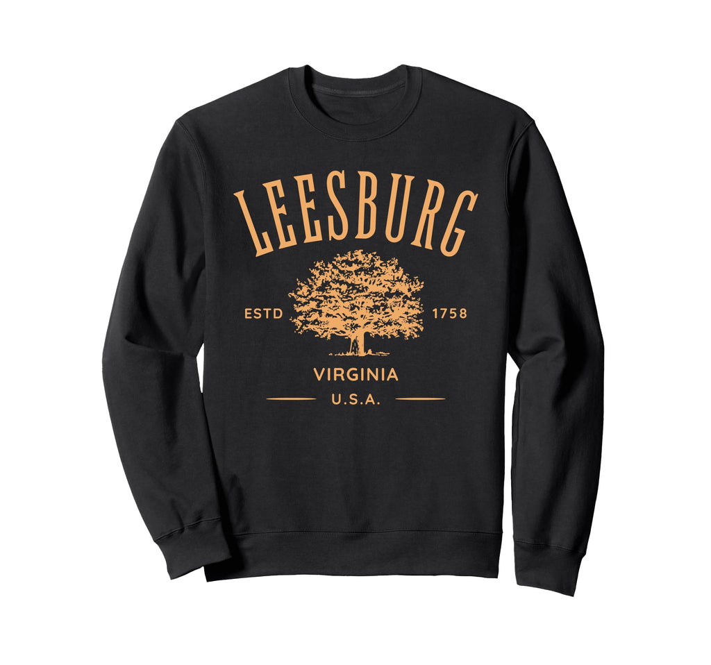 Leesburg Virginia Distressed Sweatshirt - Aesthetic Graphic Unisex - T-Shirt, Sweatshirt, Hoodie