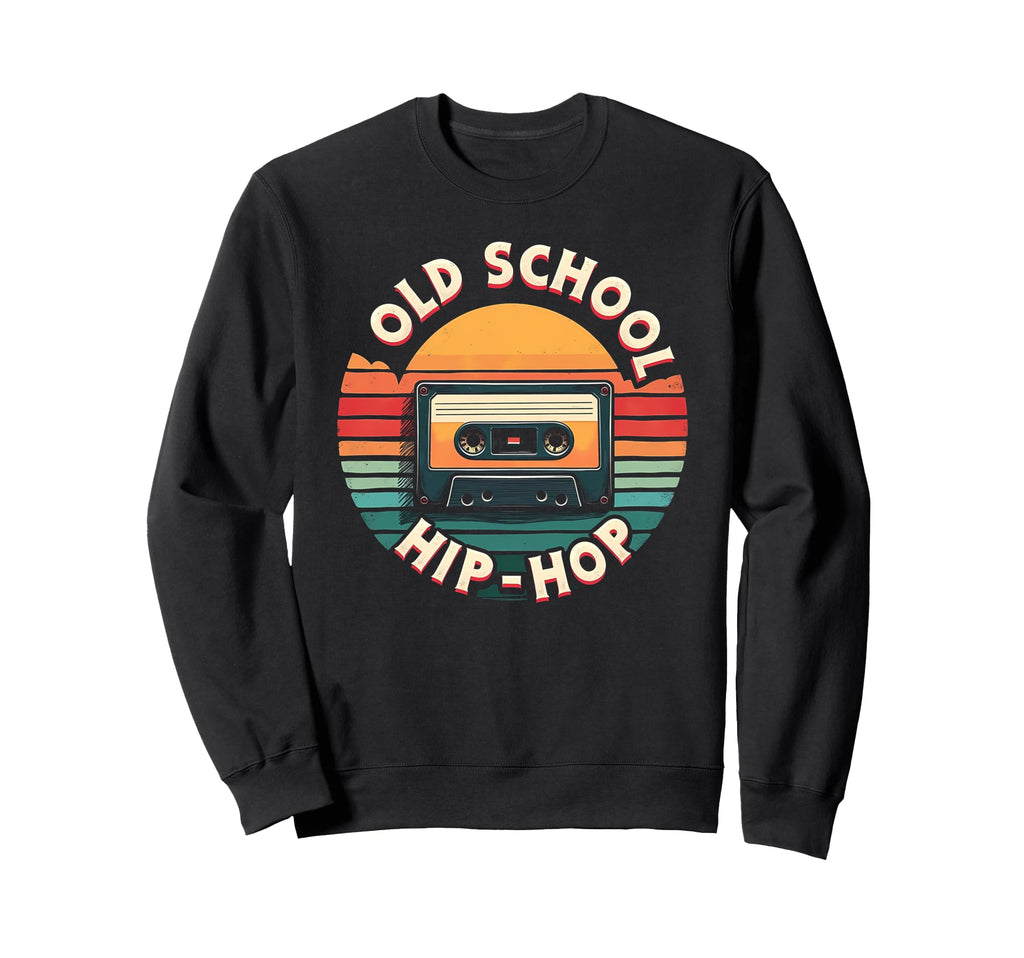Warm Old School Hiphop Sweatshirt - Minimalist Print Unisex - T-Shirt, Sweatshirt, Hoodie