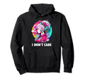 Aesthetic Vaporwave I Dont Care Anime Hoodie - Novelty Apparel Men Women - T-Shirt, Sweatshirt, Hoodie