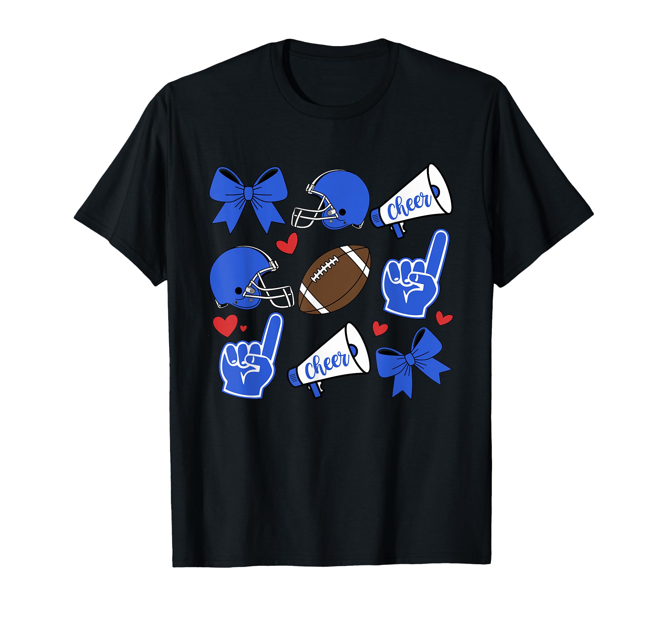 Football Cheer Mom Game Day T-Shirt - Fun Novelty Design for Adults - T-Shirt, Sweatshirt, Hoodie