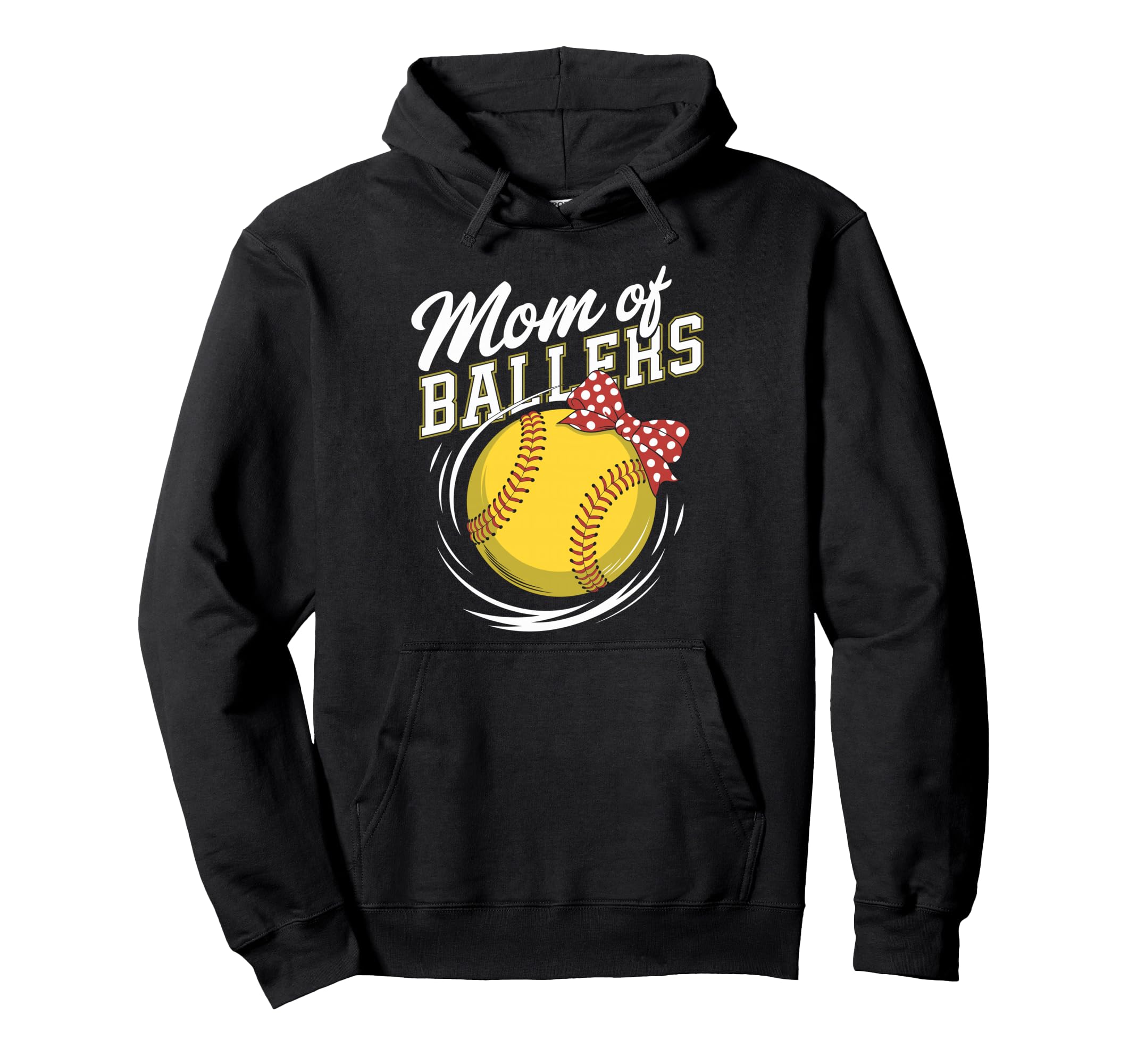 Softball Sports Player Mother Baseball Game Hoodie - Unique Graphic Unisex - T-Shirt, Sweatshirt, Hoodie