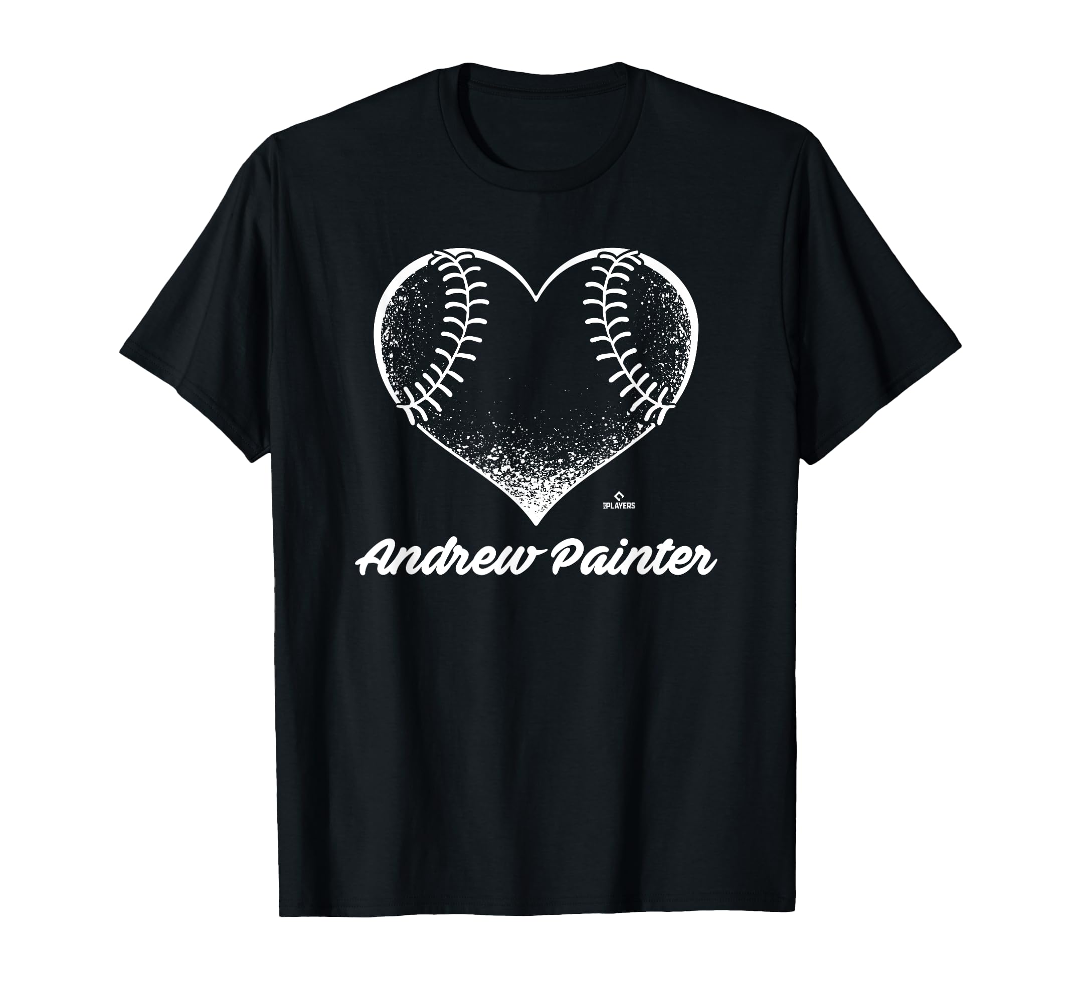 Baseball Heart Andrew Painter T-Shirt - Minimalist Print for Adults - T-Shirt, Sweatshirt, Hoodie