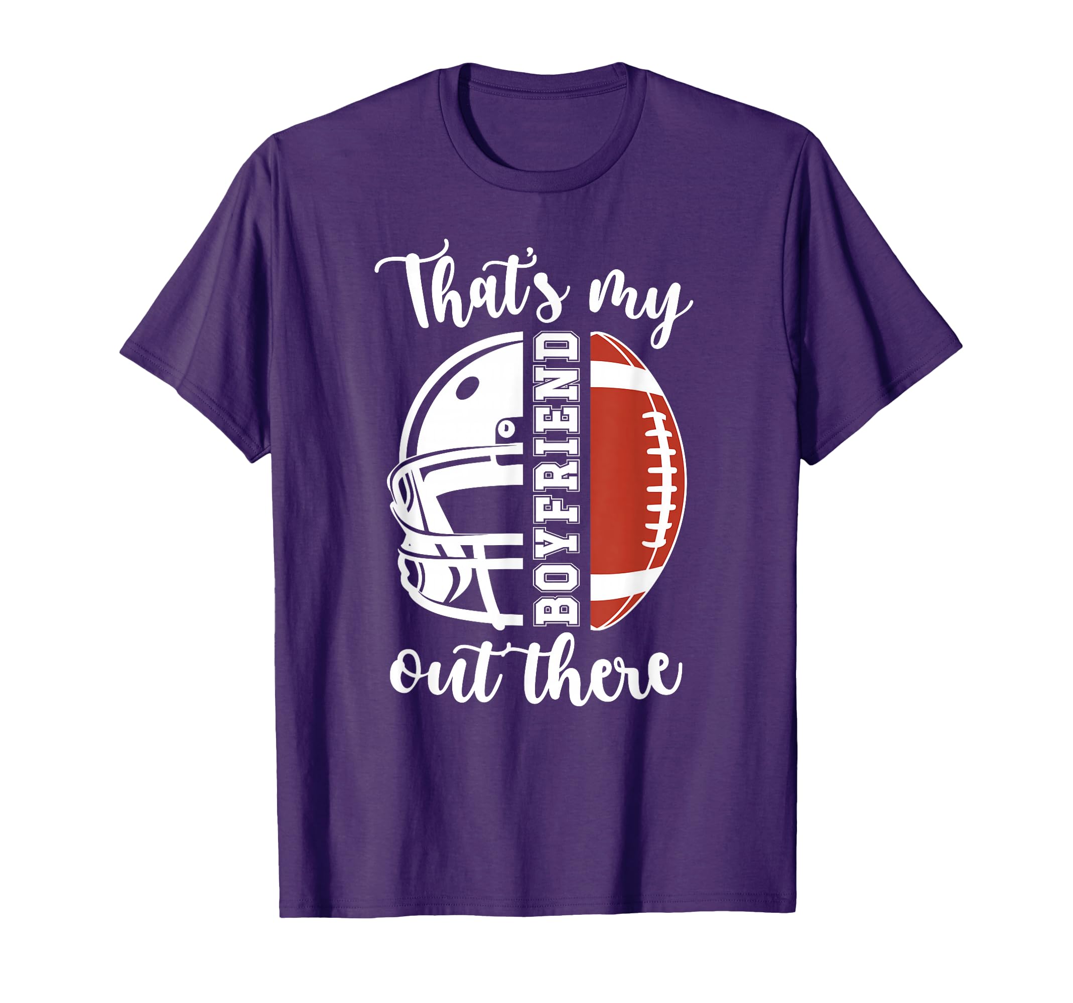 Thats My Boyfriend Football Girlfriend T-Shirt - Minimalist Print Unisex - T-Shirt, Sweatshirt, Hoodie