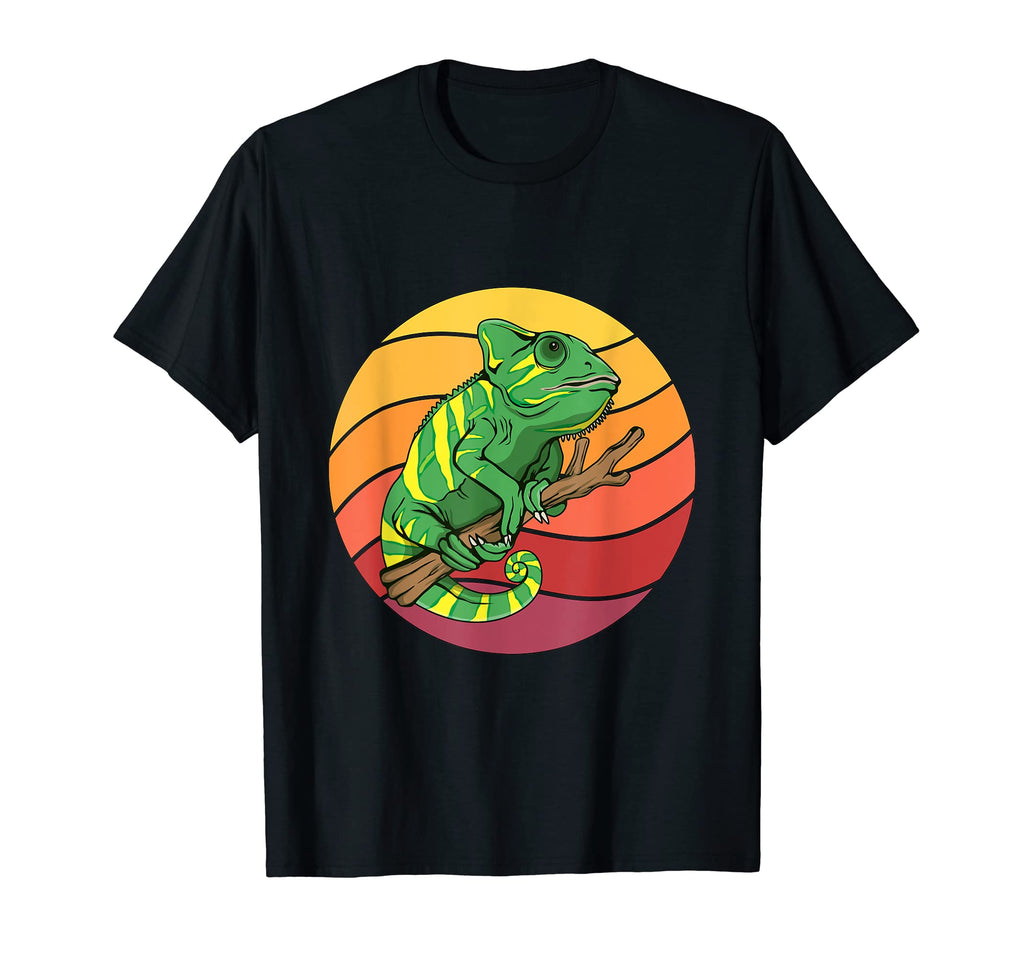 Chameleon Sunset Chameleons T-Shirt - Custom Art Print Men Women - T-Shirt, Sweatshirt, Hoodie