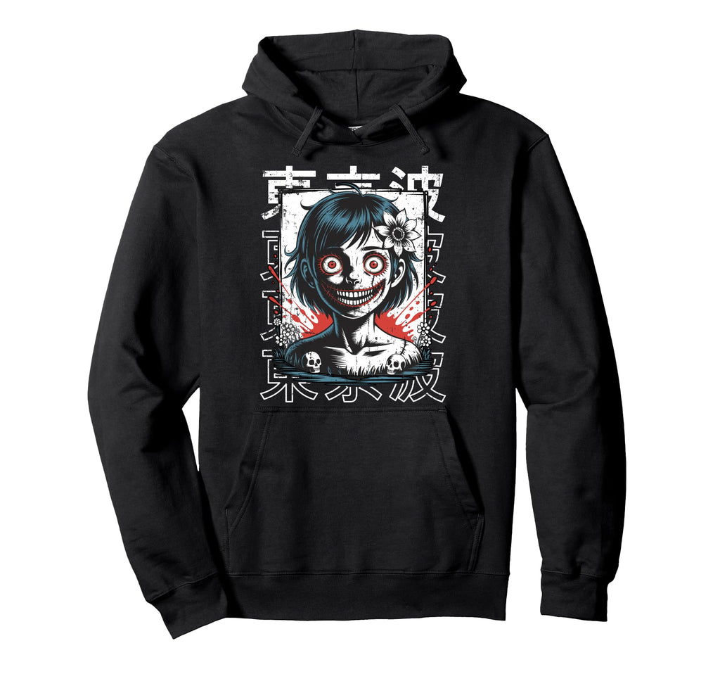Japanese Horror Anime Manga Y2K Hannya Hoodie - Streetwear Style Unisex - T-Shirt, Sweatshirt, Hoodie