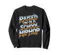 Raised Old School Hip Hop Cassette Sweatshirt - Graphic Print Men Women - T-Shirt, Sweatshirt, Hoodie