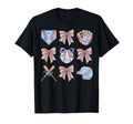 Coquette Baseball Game Day Mama T-Shirt - Minimalist Print for Adults - T-Shirt, Sweatshirt, Hoodie