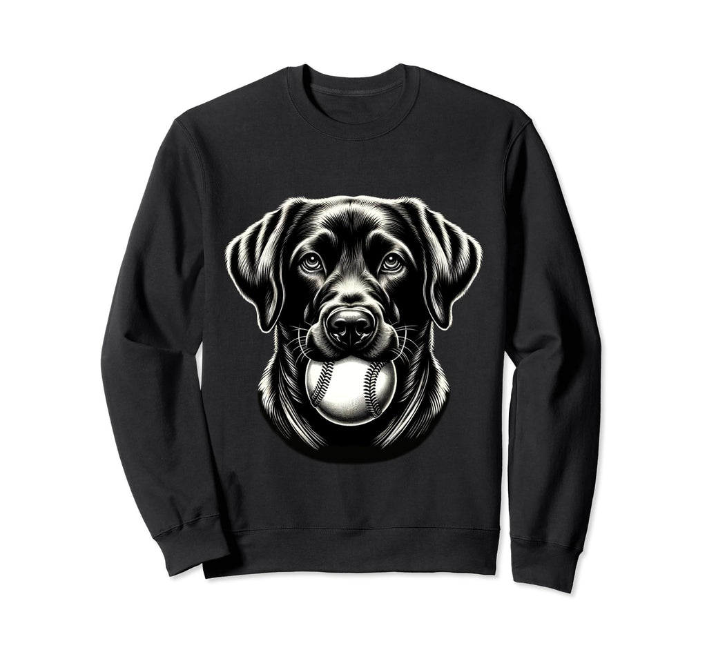 Black Labrador Retriever Sweatshirt - Fun Novelty Design Men Women - T-Shirt, Sweatshirt, Hoodie