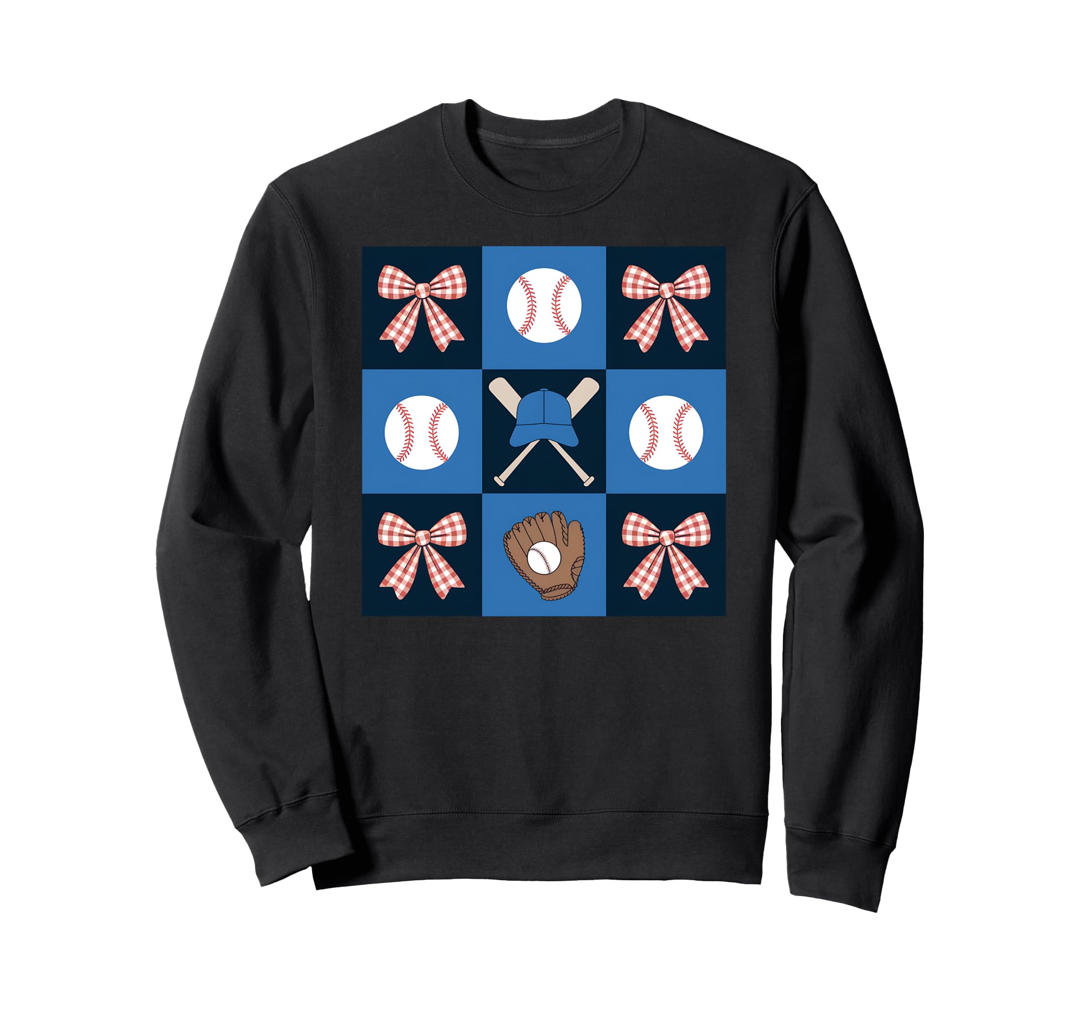 Baseball Sister Coquette Bow Sweatshirt - Fun Novelty Design Unisex - T-Shirt, Sweatshirt, Hoodie