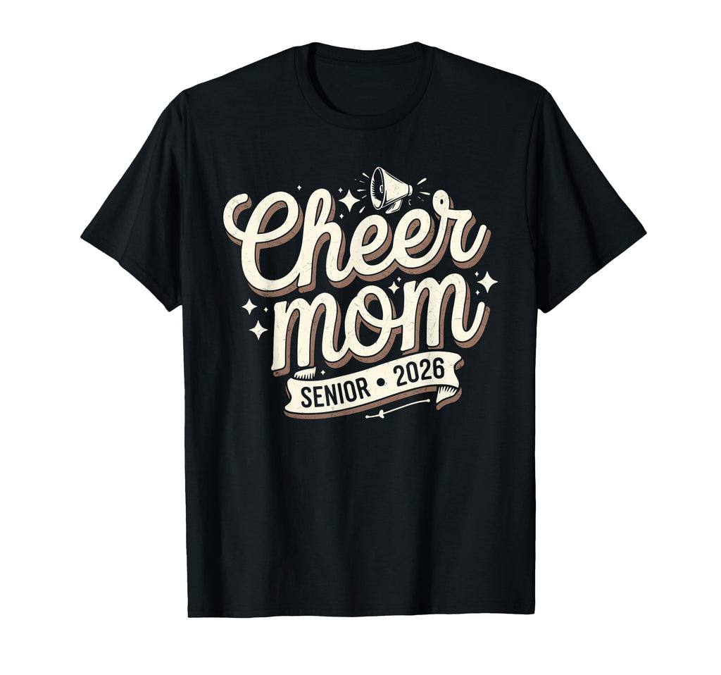 Cheer Mom Mother Bow Cheerleader T-Shirt - Casual Everyday Wear Unisex - T-Shirt, Sweatshirt, Hoodie
