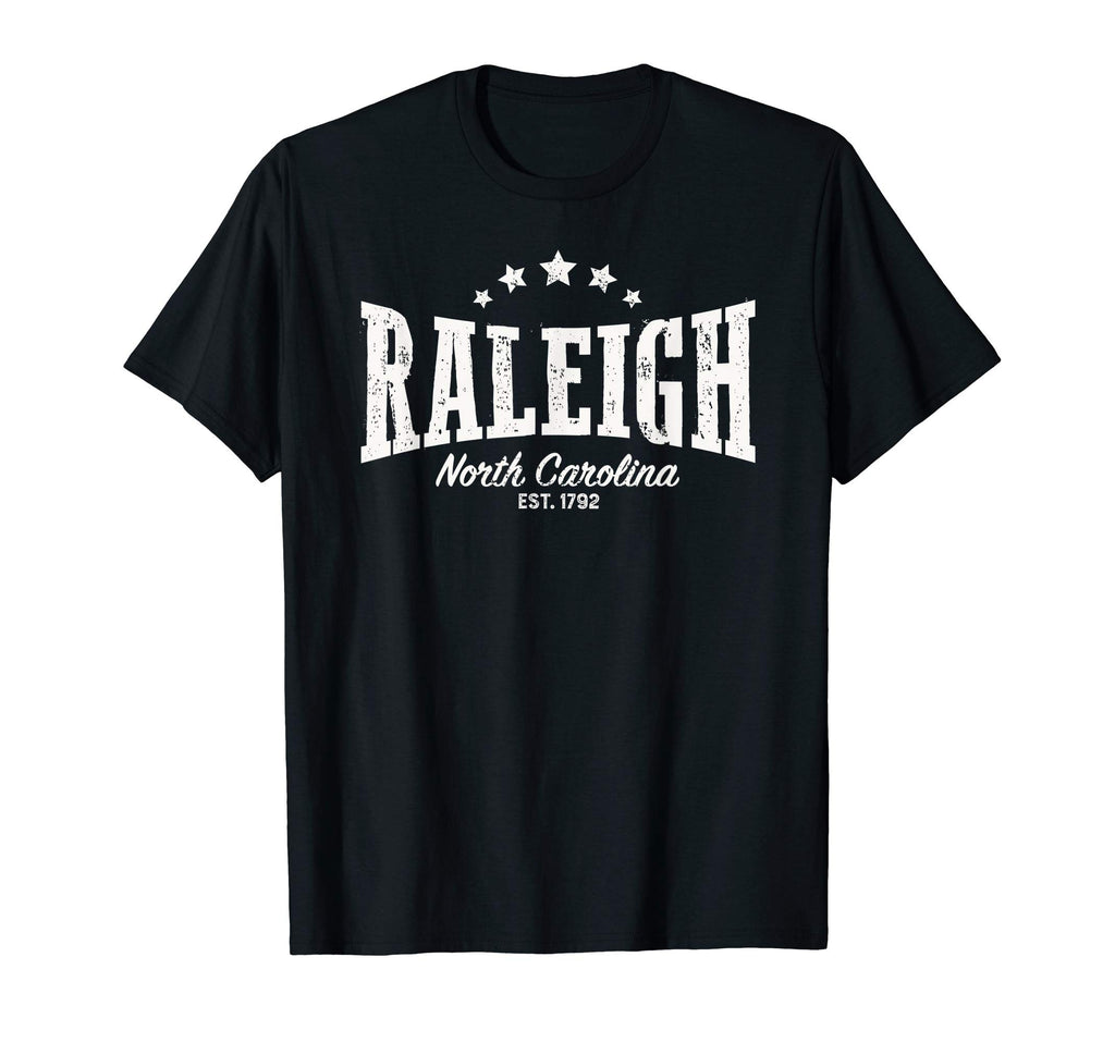Raleigh Nc Home City Pride Distressed T-Shirt - Graphic Print Unisex - T-Shirt, Sweatshirt, Hoodie